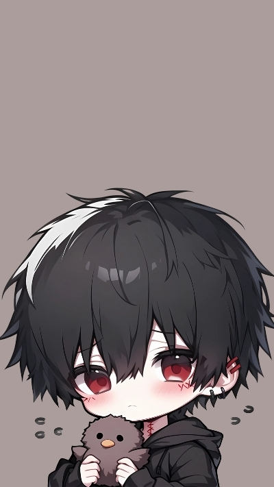 Wallpaper anime chibi nam đáng yêu