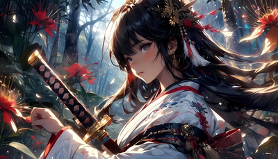 ảnh nền anime nữ 4k an nhiên