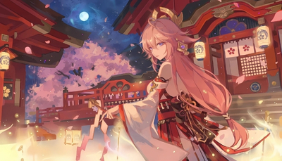 ảnh nền anime nữ cổ trang trong sáng