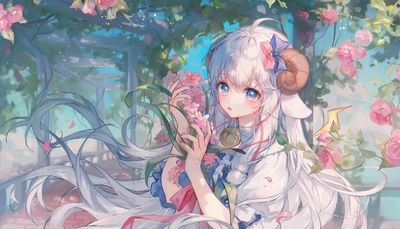 ảnh nền anime nữ cute thanh tịnh