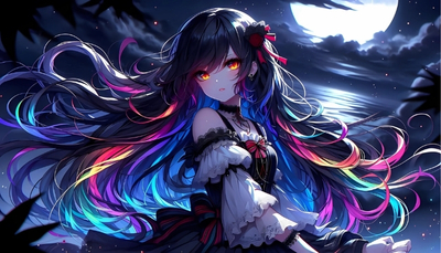 ảnh nền anime nữ ngầu độc đáo