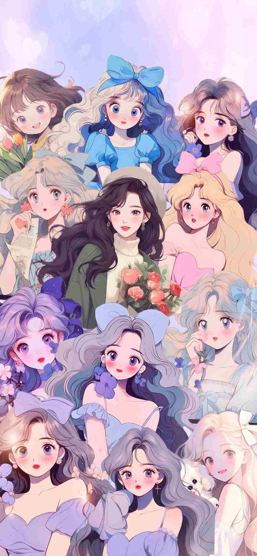 hình nền anime cute cho nữ