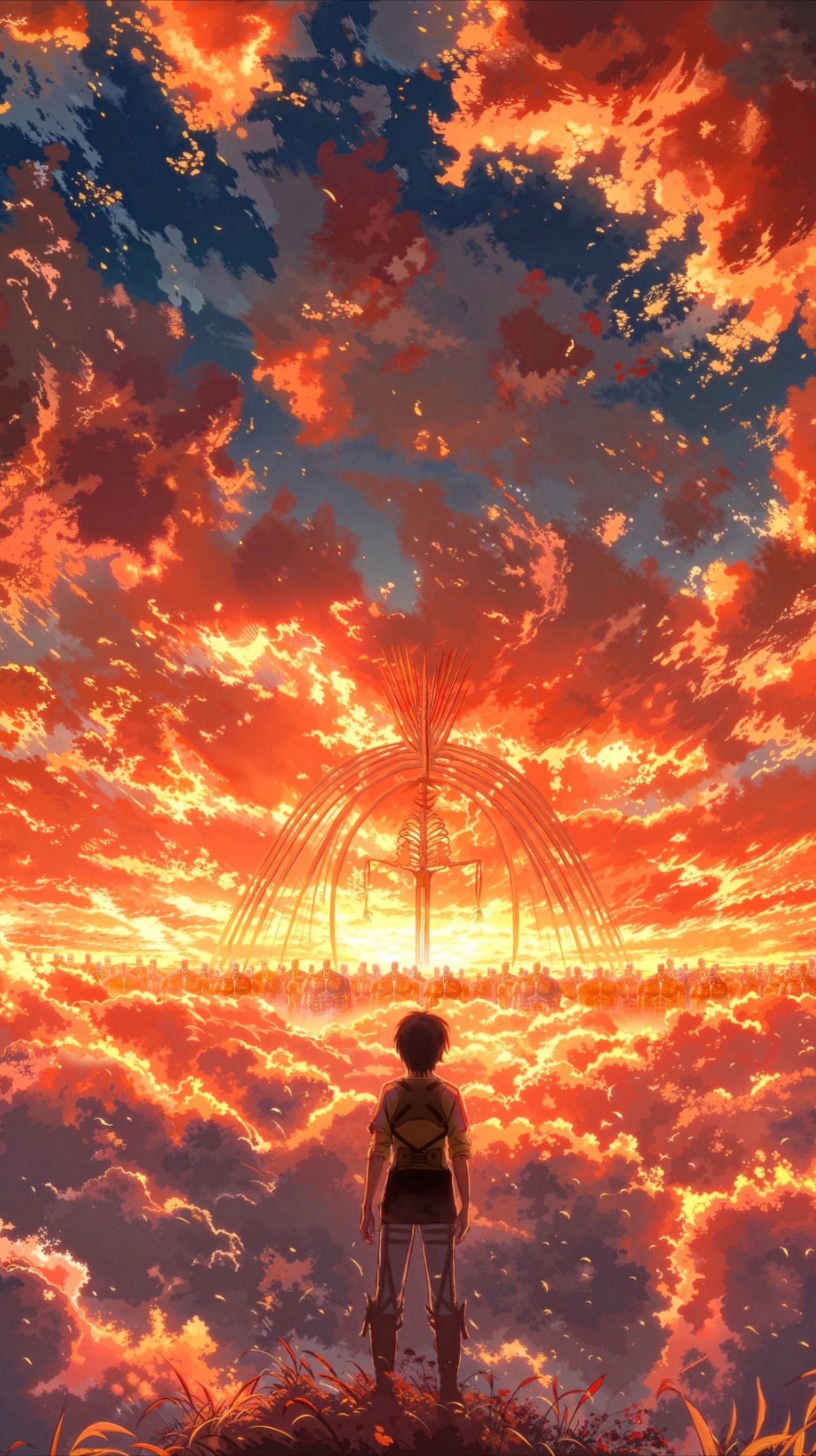 hình nền anime ngầu attack on titan