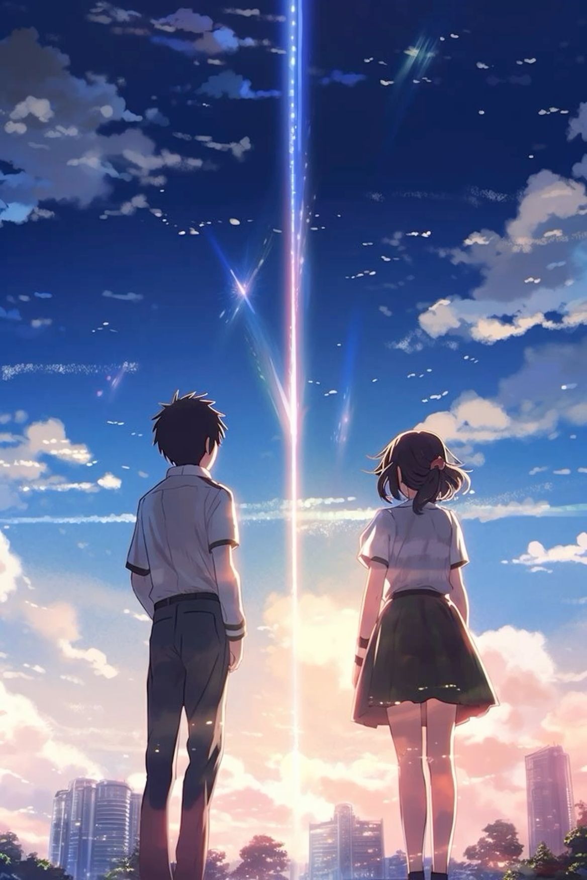 hình nền anime cặp đôi cute