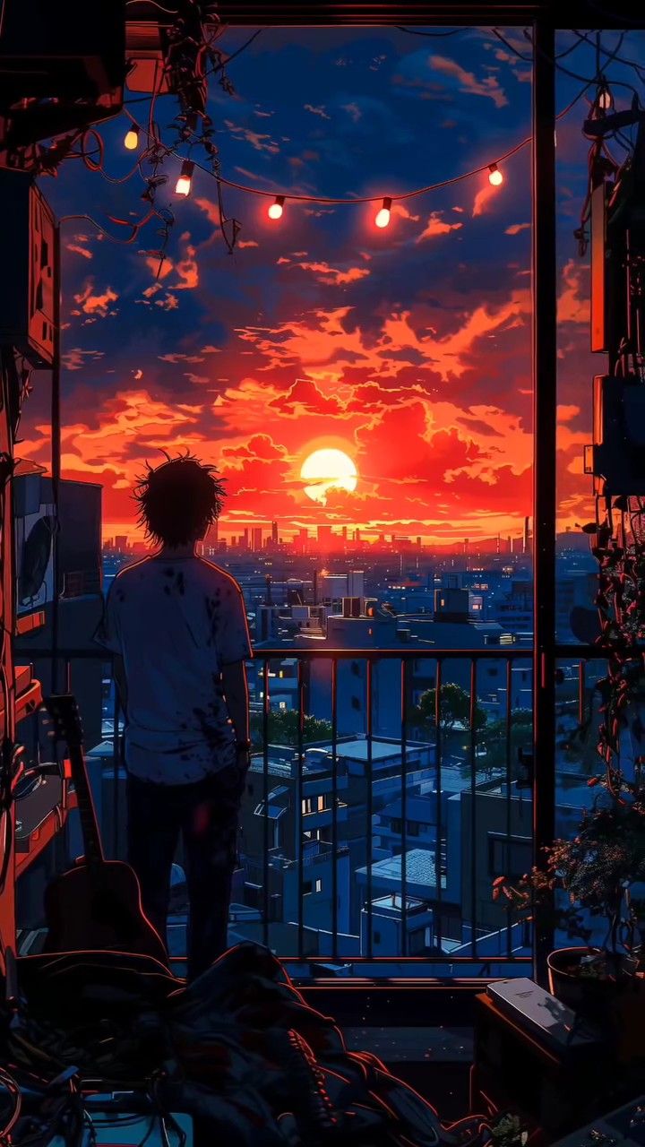 hình nền anime buồn tâm trạng
