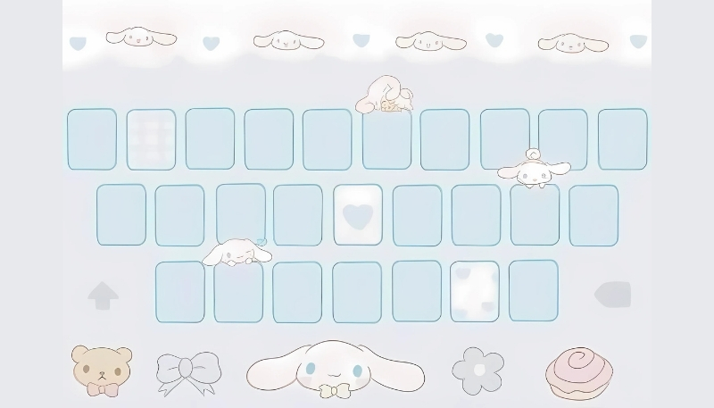 Ảnh nền bàn phím cinnamoroll cute nhất