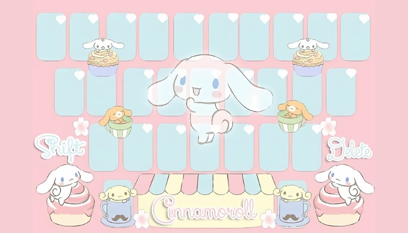 Ảnh nền bàn phím cinnamoroll Nhật Bản