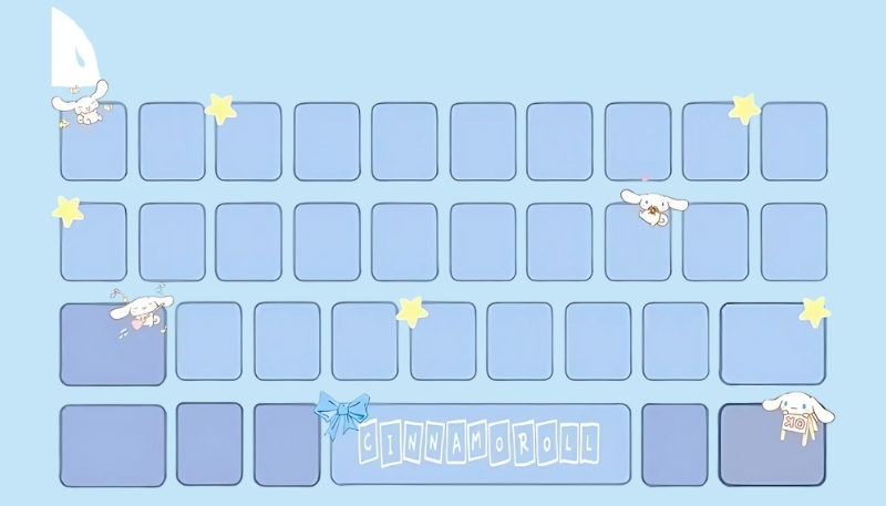 Ảnh nền bàn phím cinnamoroll xinh xắn nhất