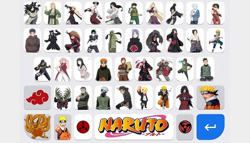 Ảnh nền bàn phím naruto tuyệt vời