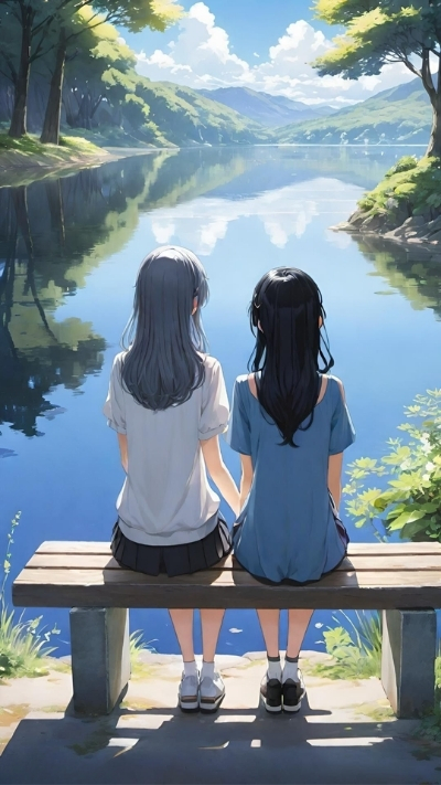 wallpaper bạn thân anime đẹp 4K cho android