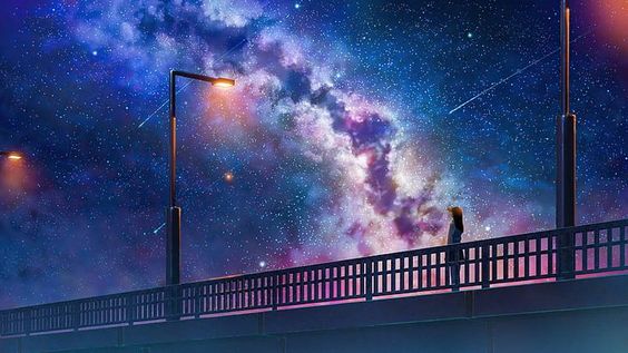 hình nền bầu trời đêm buồn 4K