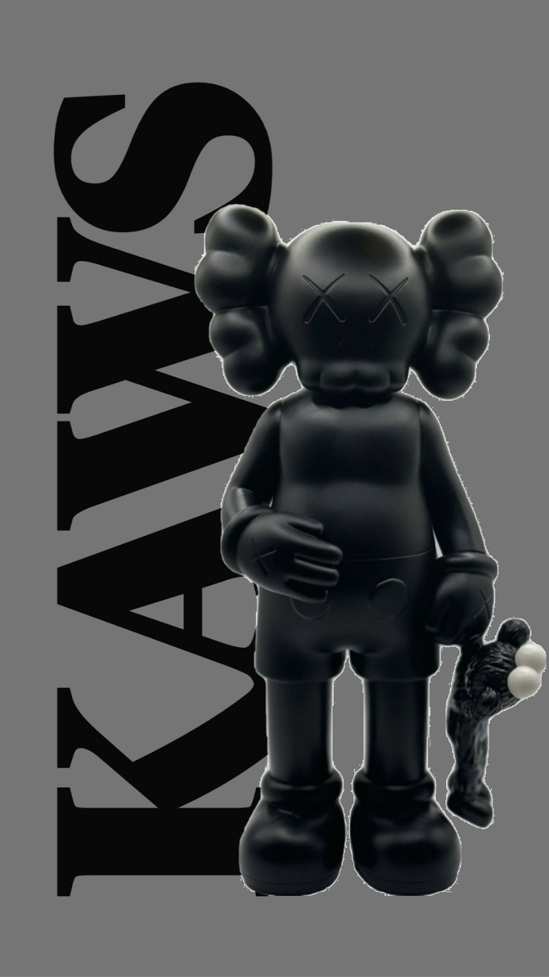 hình nền bearbrick đen độc đáo