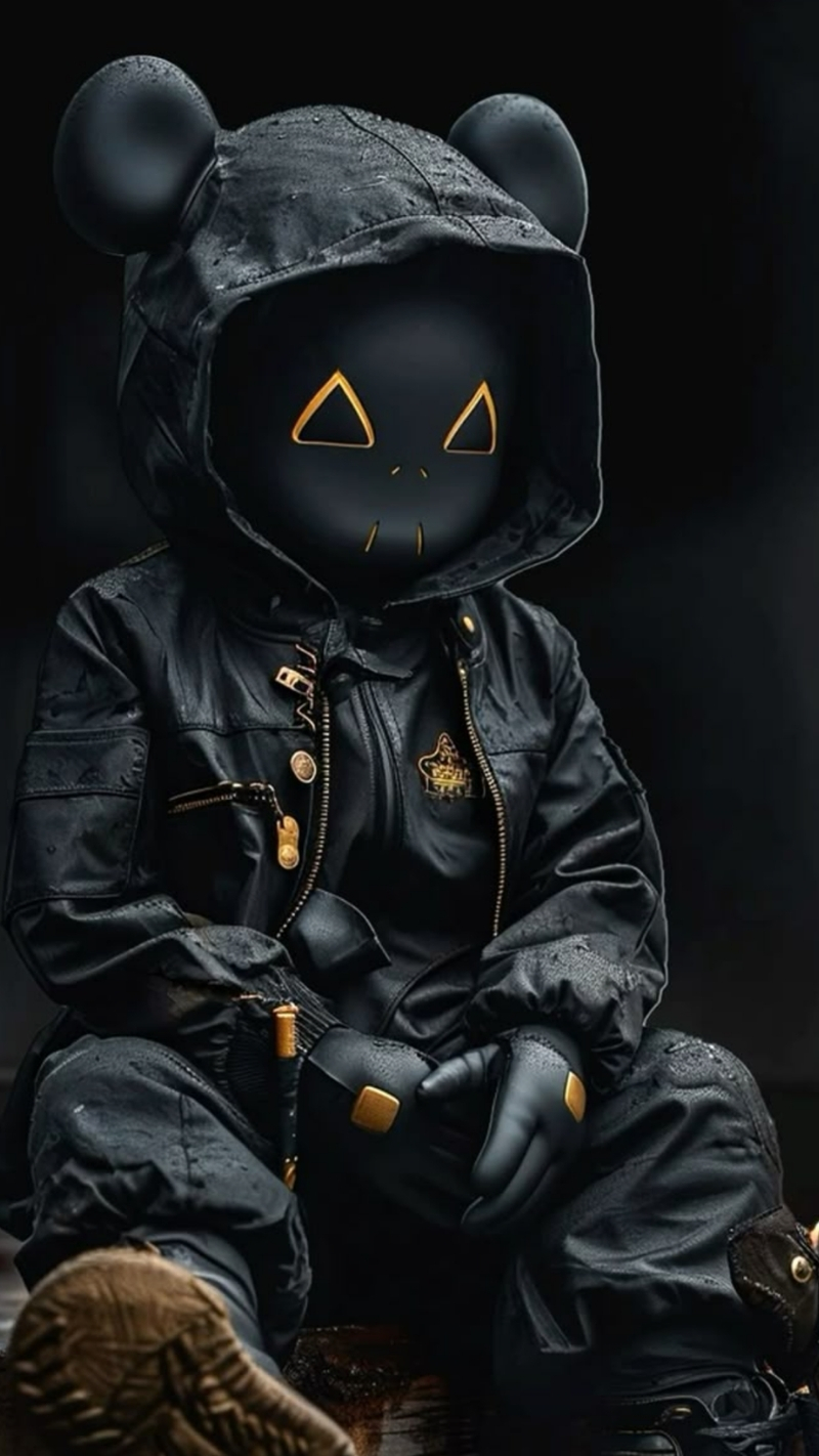 hình nền bearbrick nghệ thuật siêu chất