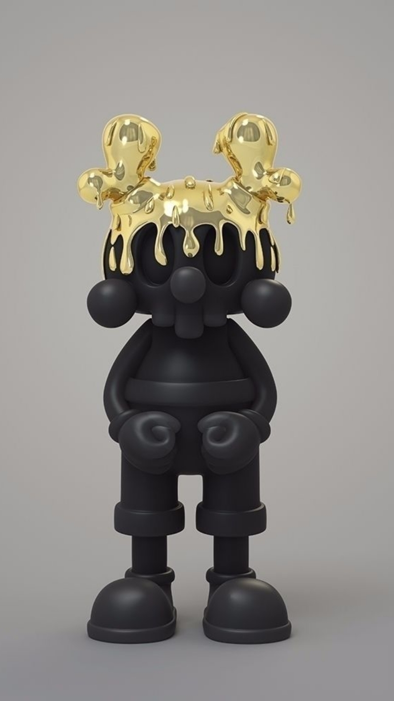 hình nền bearbrick nghệ thuật sáng tạo