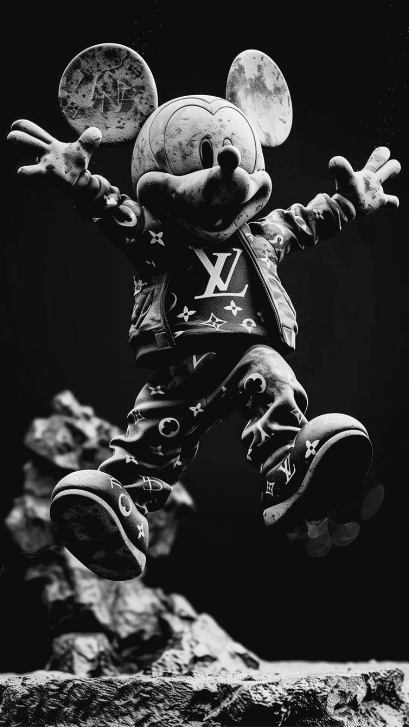 hình nền bearbrick lv đẳng cấp