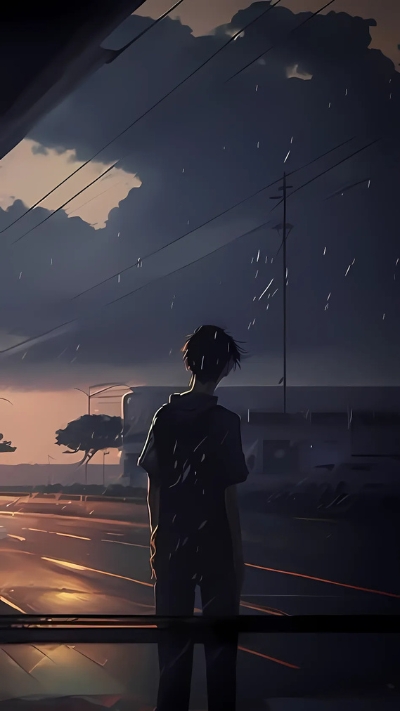Hình nền anime buồn