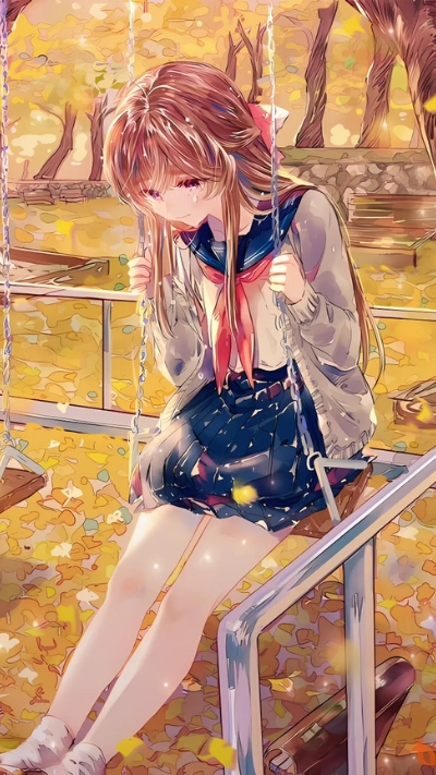 Hình nền buồn anime