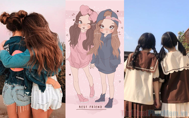 hình nền cặp đôi bạn thân