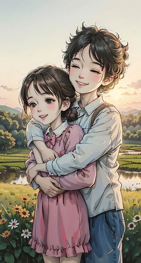 hình nền cặp đôi cute