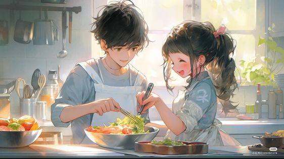 hình nền cặp đôi manga