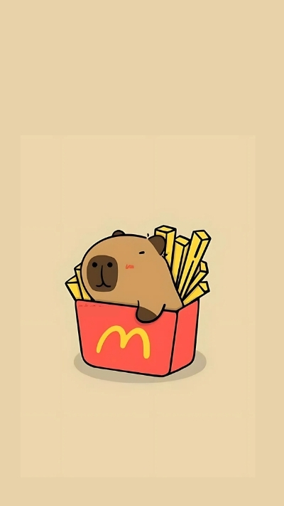 anh nen capybara chibi sac net