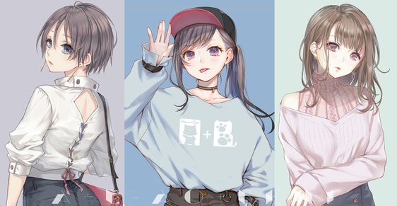hình nền chibi anime hoạt hình