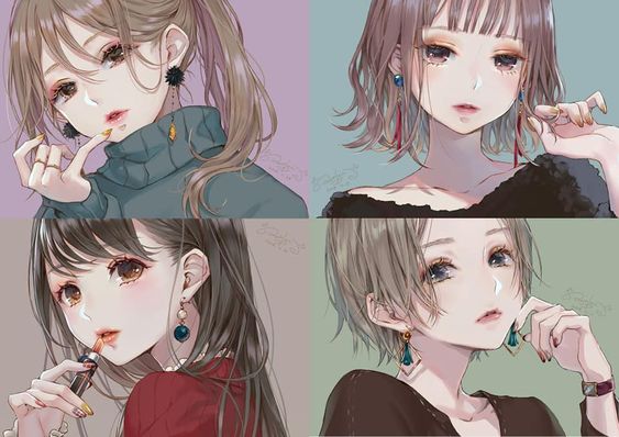 hình nền chibi anime hoạt hình