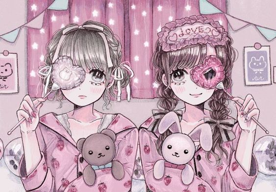 hình nền chibi anime hoạt hình
