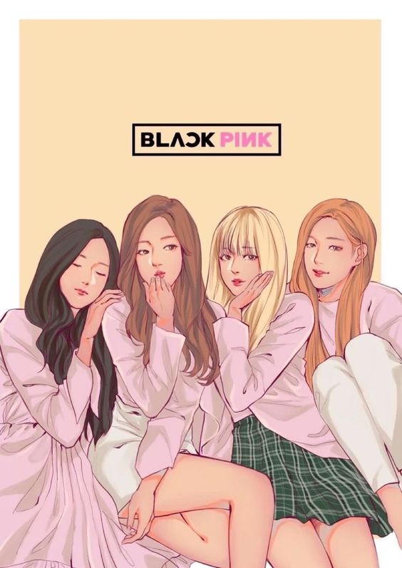 hình nền chibi blackpink cute