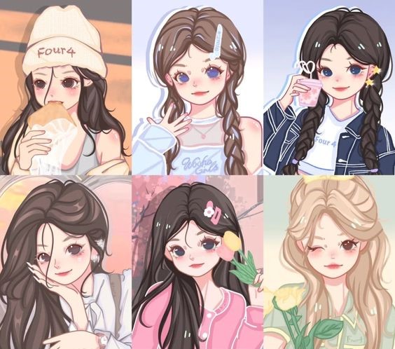 hình nền chibi dễ thương