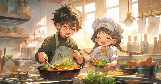 hình nền chibi dễ thương