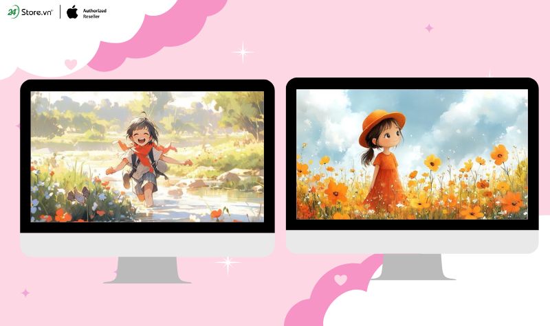 hình nền chibi dễ thương