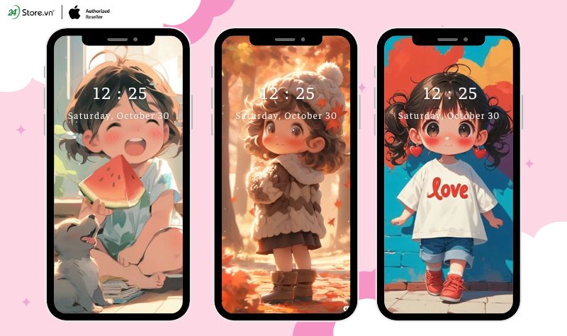 hình nền chibi cute
