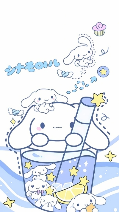 Cinnamoroll wallpaper pastel 4K điện thoại