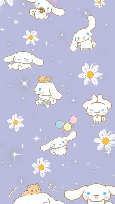 Hình nền điện thoại màu pastel Cinnamoroll