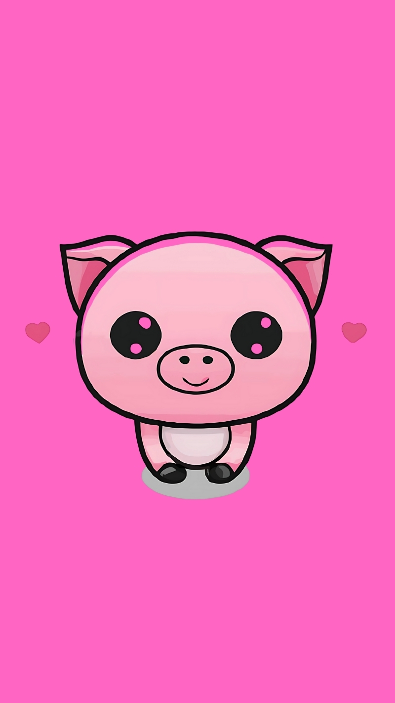 Bộ sưu tập ảnh con heo hồng chibi chất lượng cao