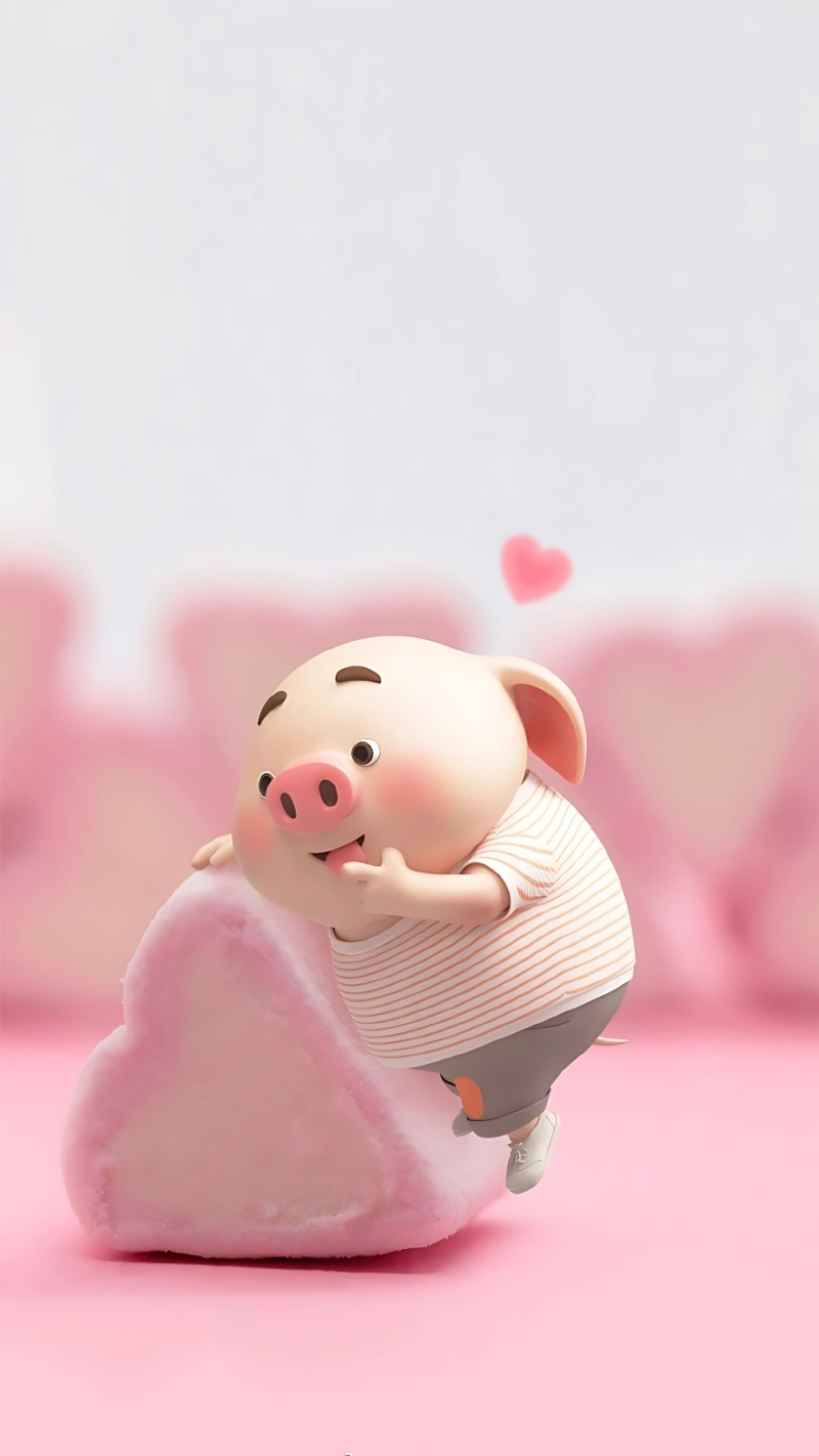 Hình nền con heo vàng