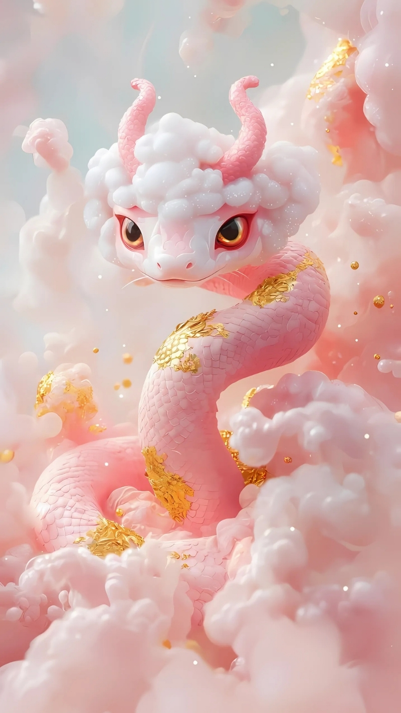 ảnh nền con rắn cute độc đáo