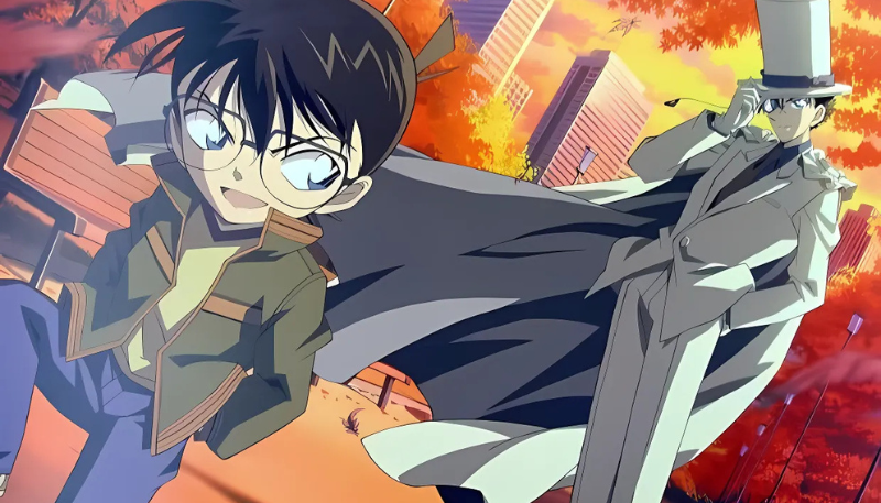 hình nền conan và kaito kid