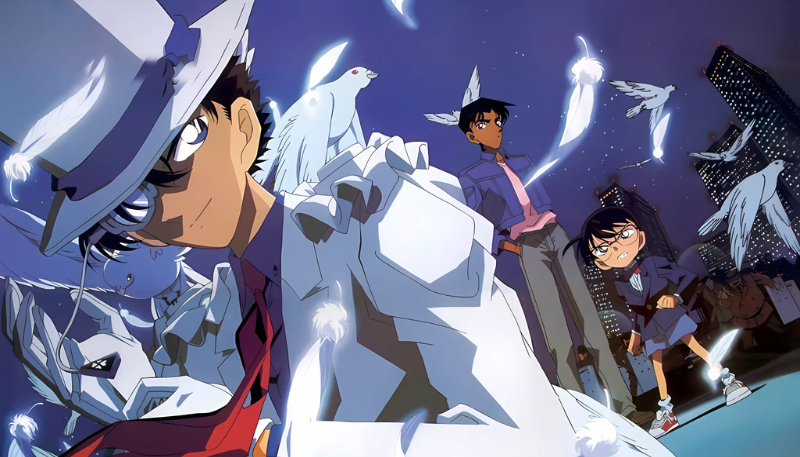 hình nền kaito kid và conan