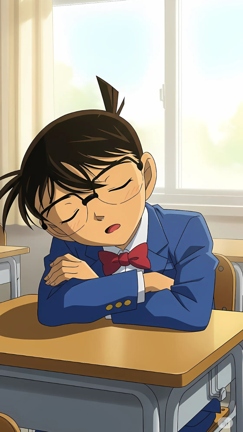 hình nền conan chibi cute
