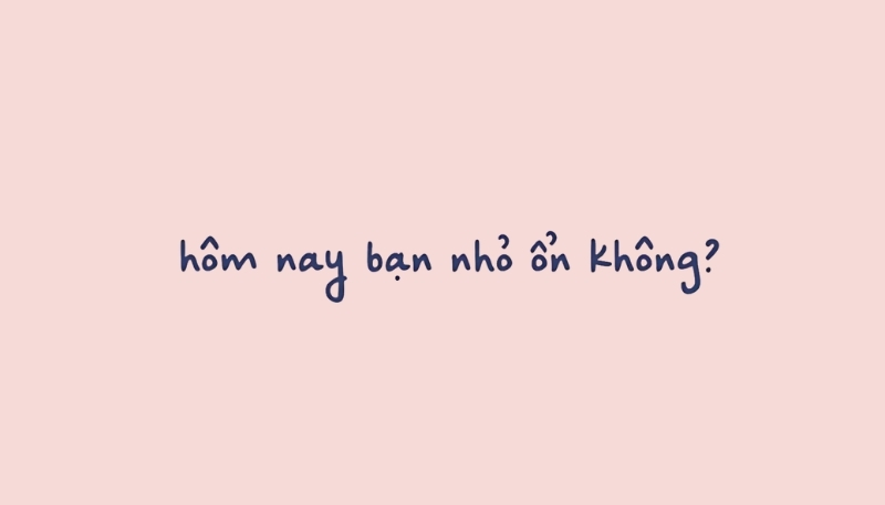 ảnh nền cute có chữ bạn nhỏ ổn không