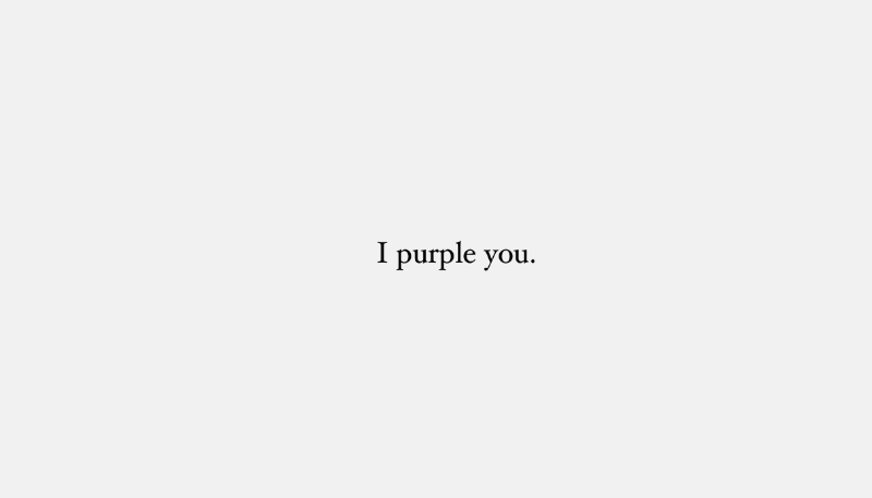 ảnh nền cute có chữ i purple you