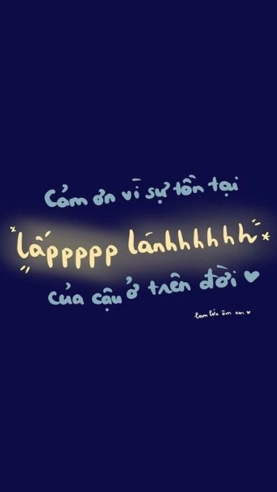 ảnh nền cute có chữ lấp lánh
