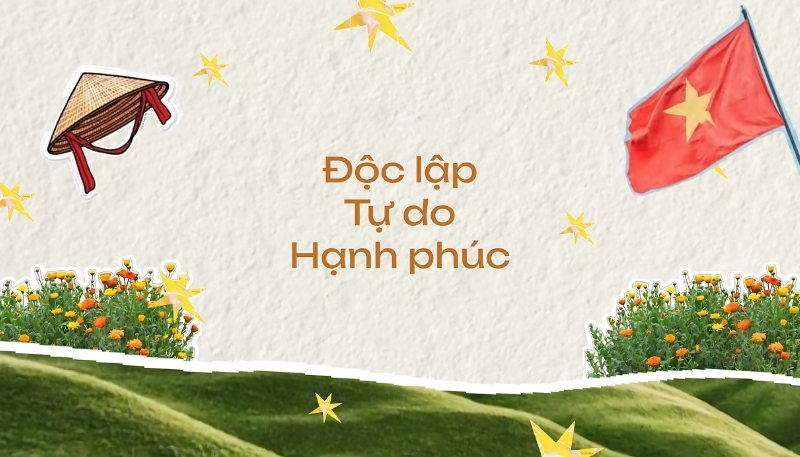 ảnh nền cute có chữ máy tính độc lập tự do
