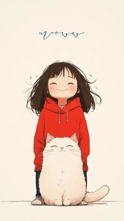 ảnh nền cute có chữ mèo dễ thương
