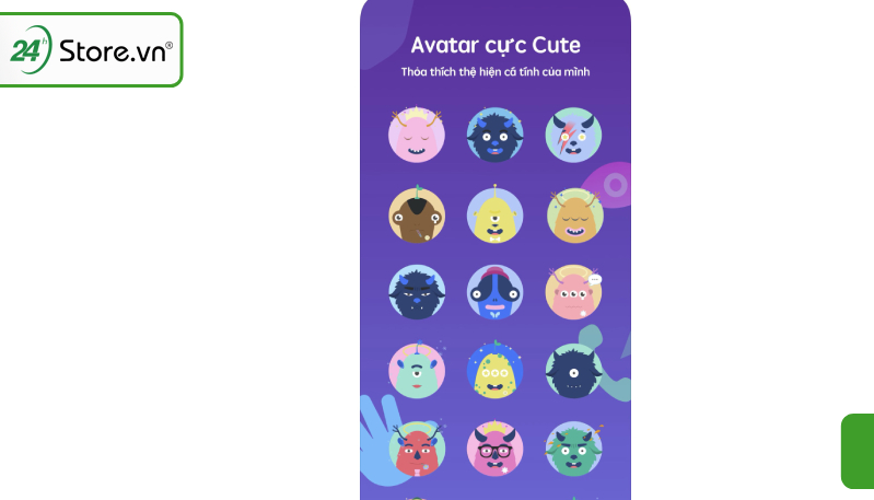  Thiết lập avatar cute