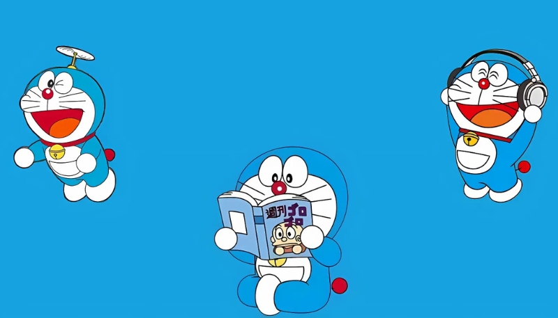 Hình nền máy tính Doremon cute