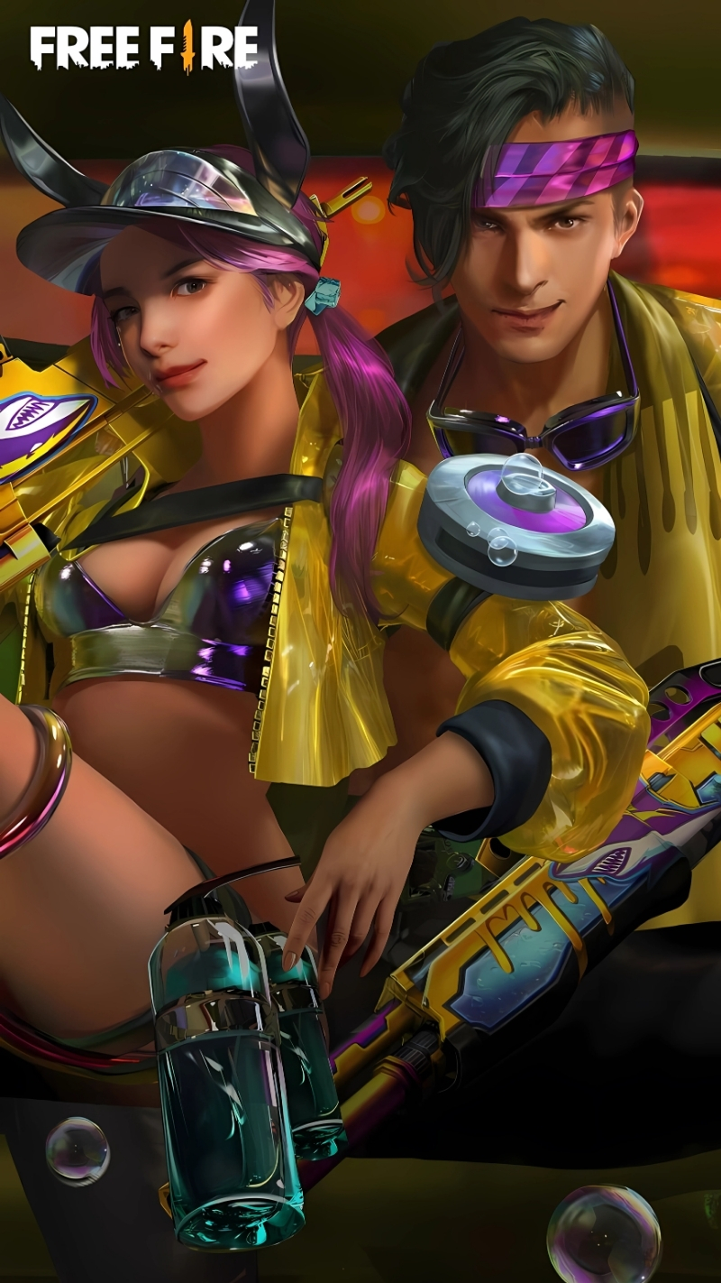 cách tạo hình nền free fire