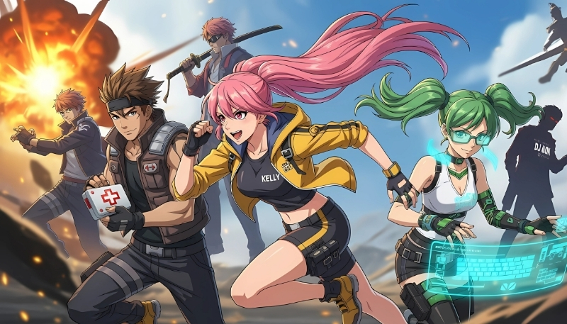 hình nền free fire ảnh nền anime